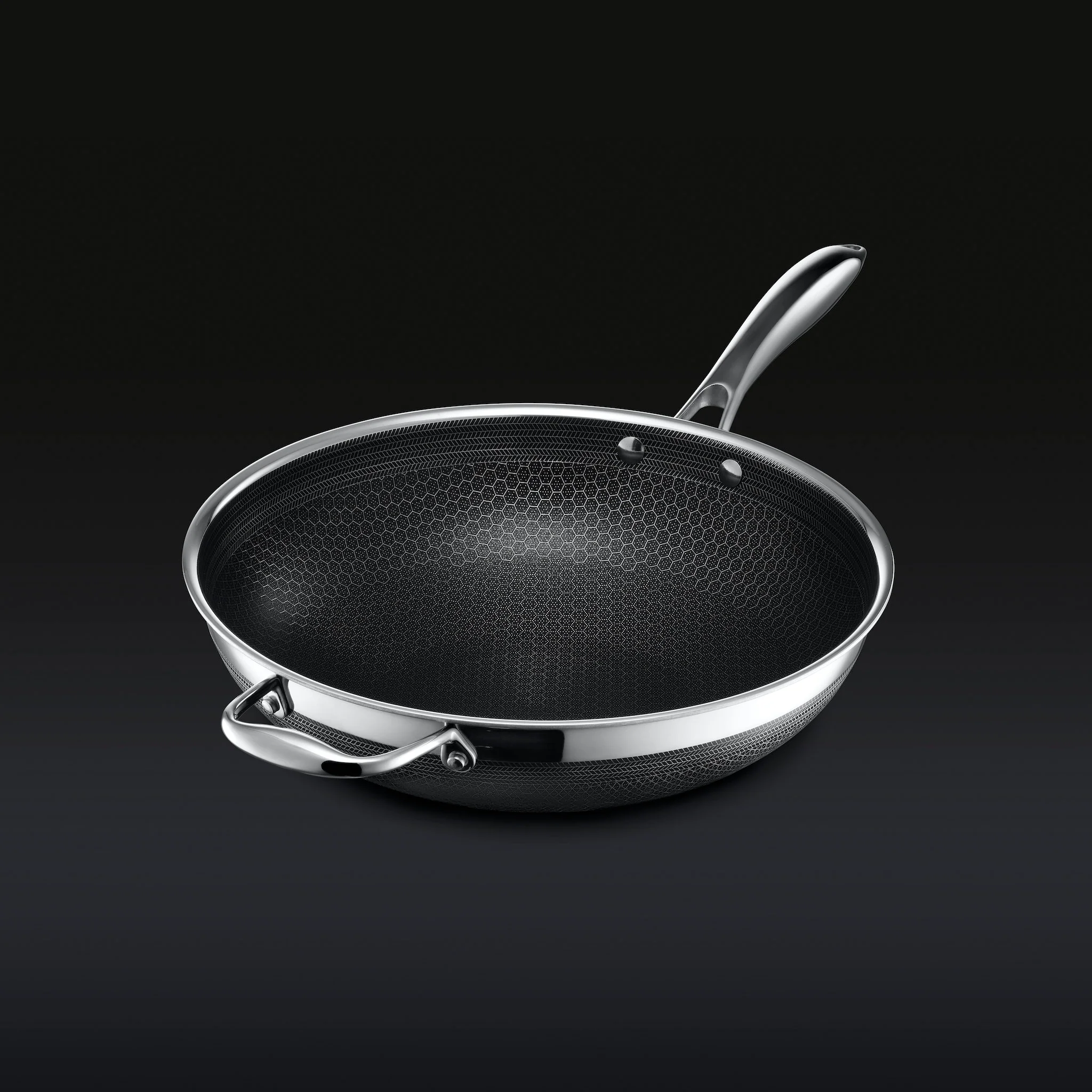 30 cm Hybrid Wok with Lid - Image 3