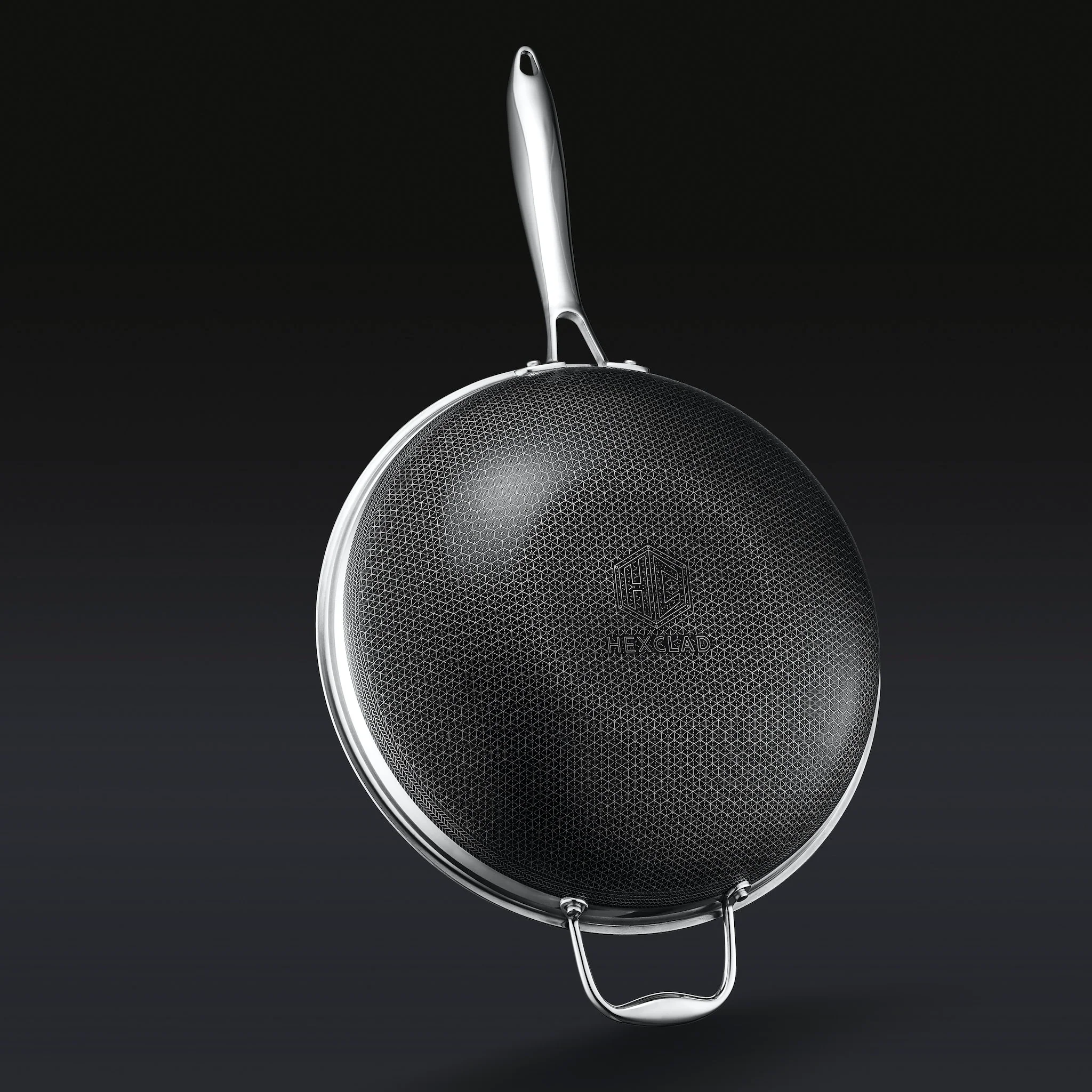 7 pc HexClad Hybrid Cookware Set w/ Lids & Wok - Image 3