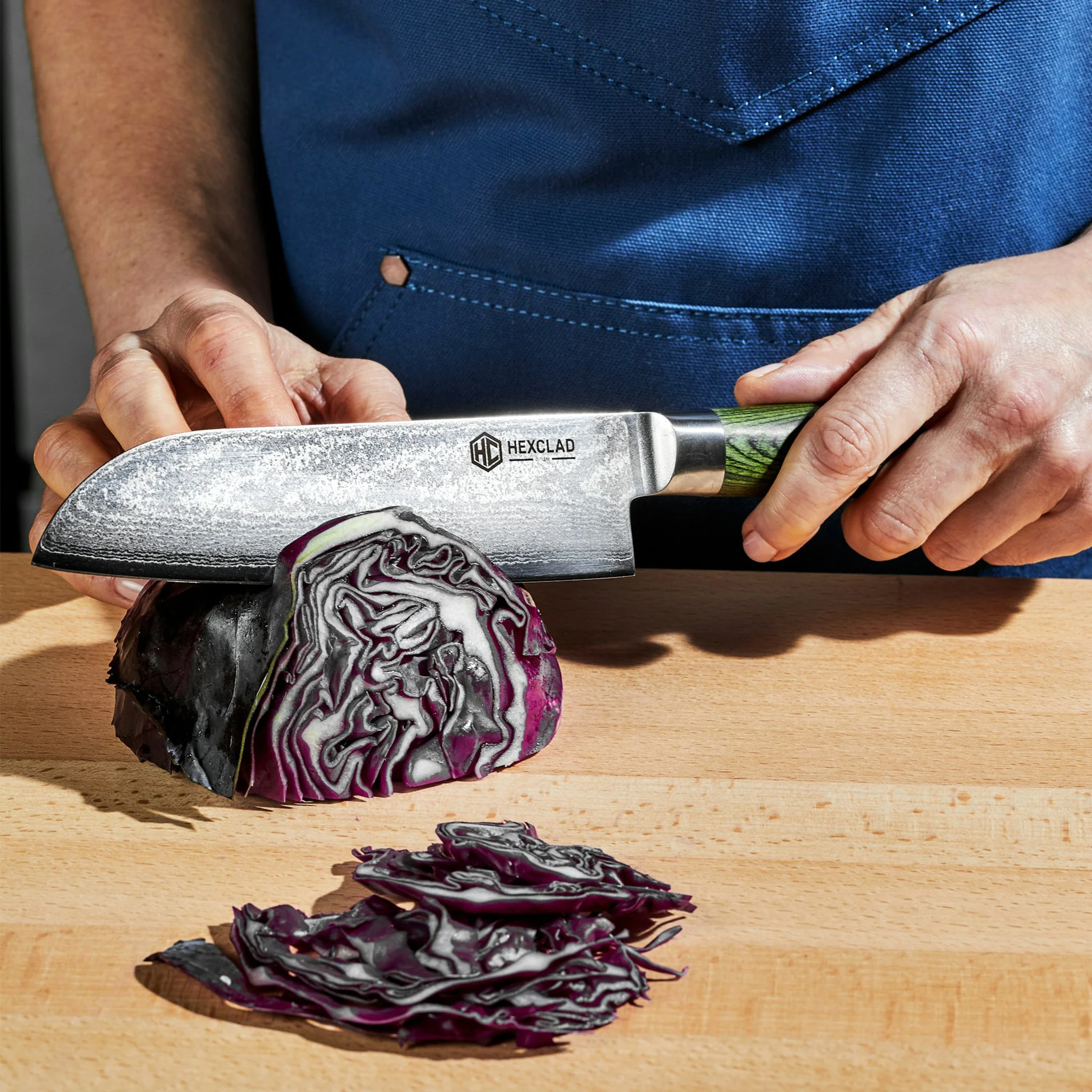 Damascus Steel 18 cm Santoku Knife - Image 6