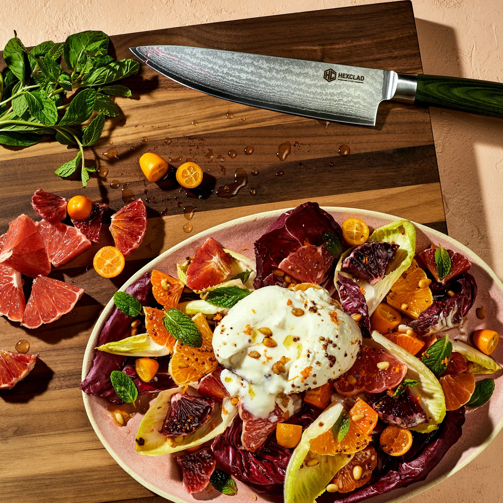 Damascus Steel 20 cm Chef's Knife - Image 5