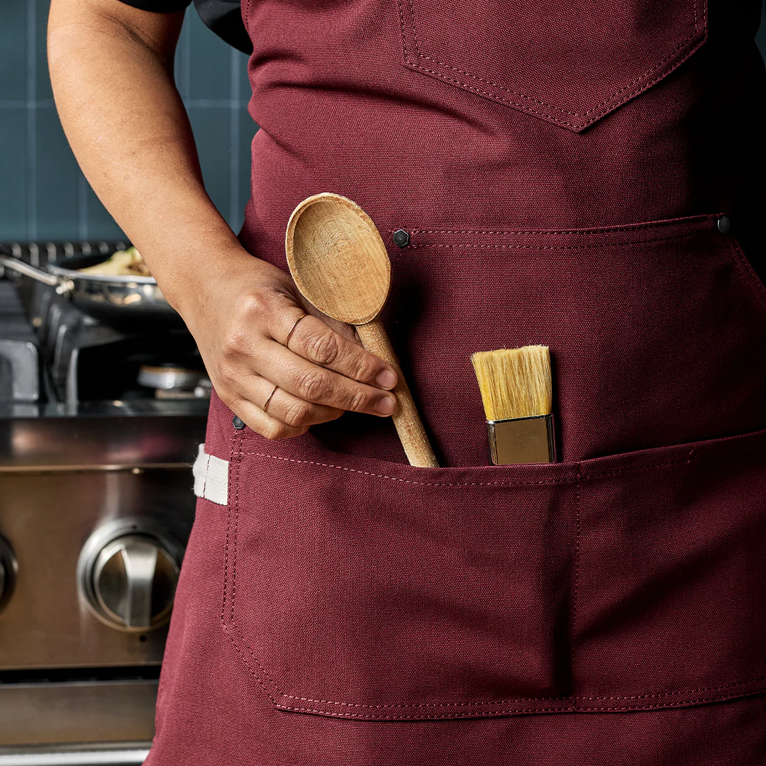 Eco Modern Apron (Crimson) - Image 7