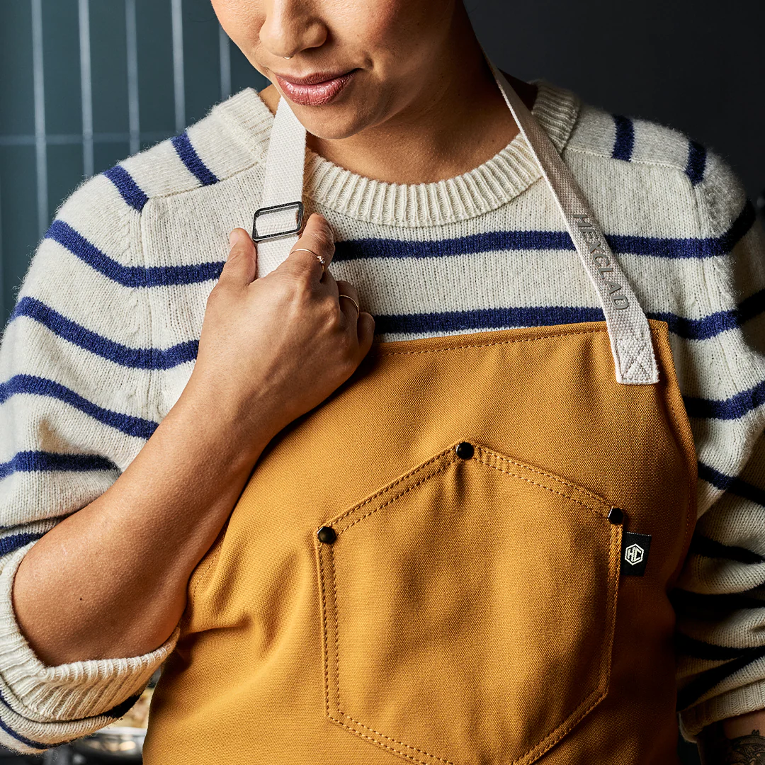 Eco Modern Apron (Mustard) - Image 4