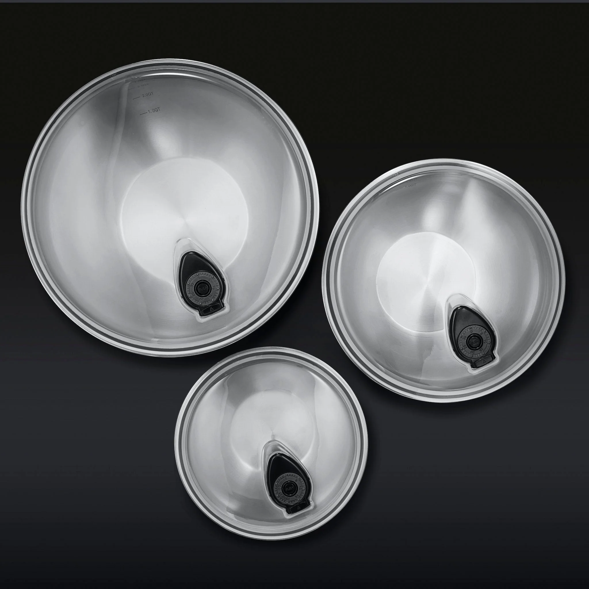 Hexclad Vacuum Seal Stainless Steel Mixing and Storage Bowls - Image 6